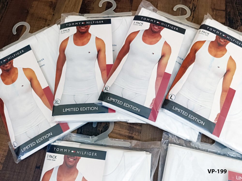 Tommy Mens White Vest - 3 Pcs Combo Pack - Image 8