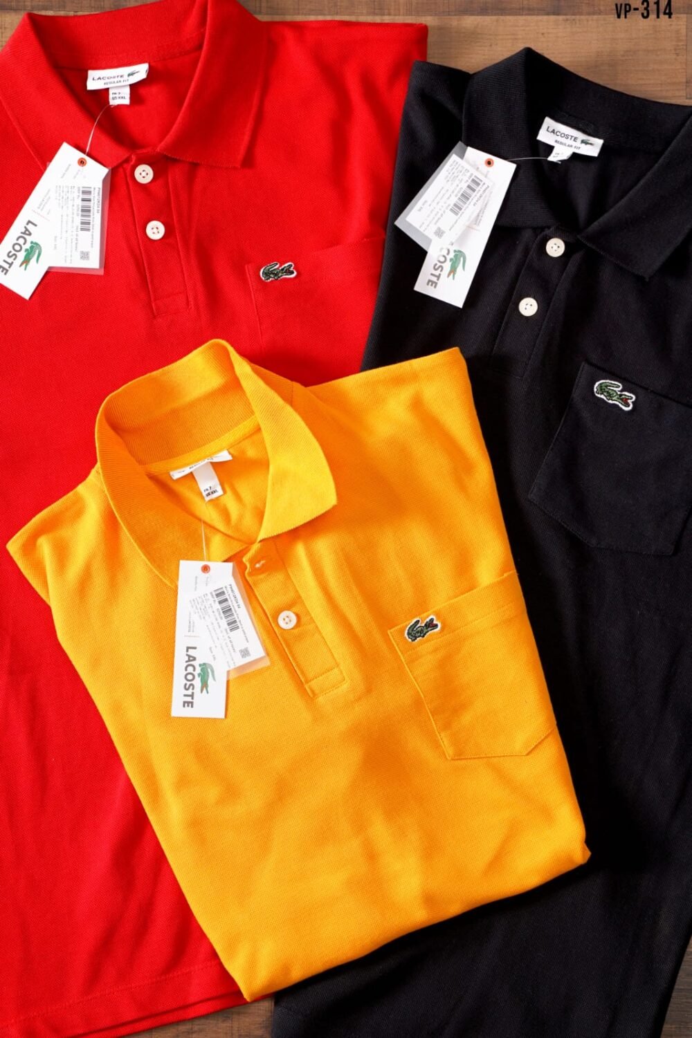 LACOSTE PREMIUM COTTON PLAIN POCKET POLO T SHIRTS - ONLY XXL - Image 5