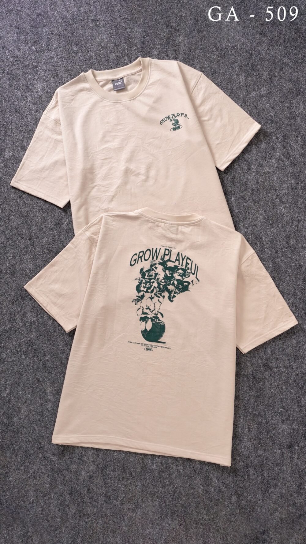 PUMA PRINTED STYLE OVER SIZED T-SHIRT HALF SLEEVE - Image 7