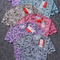 Puma Sports 2 Way Lycra Saleena All Over Printed Round neck