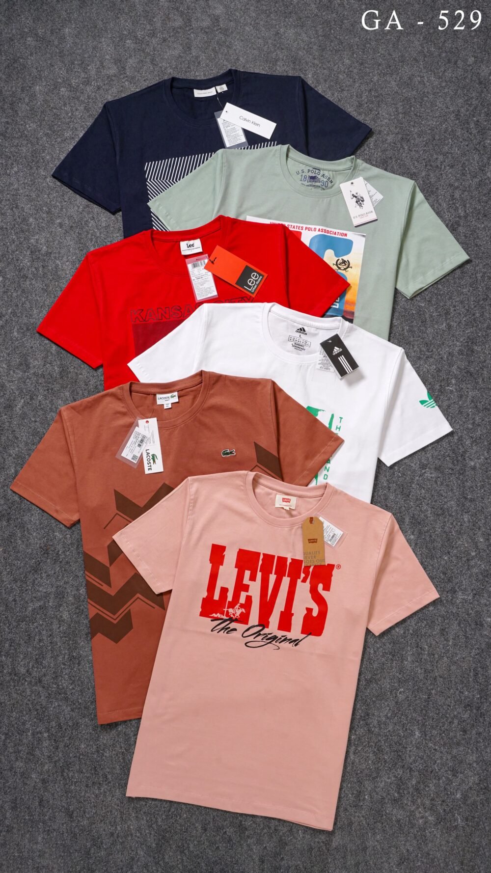 MULTI BRAND PRINTED ROUND NECK HALF SLEEVE T-SHIRT