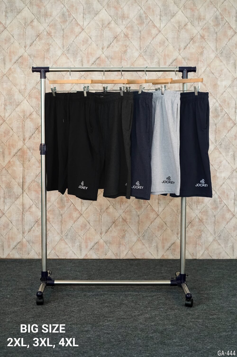 Jockey Premium Cotton Loop Knit Shorts - Plus Size [BIG SIZES] - Image 4