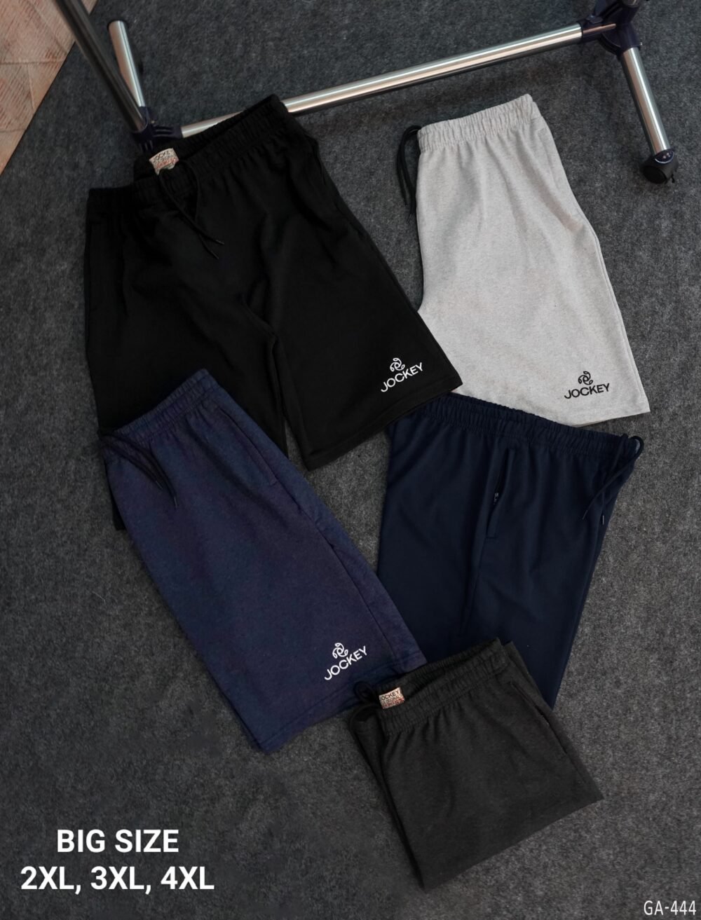 Jockey Premium Cotton Loop Knit Shorts - Plus Size [BIG SIZES] - Image 5
