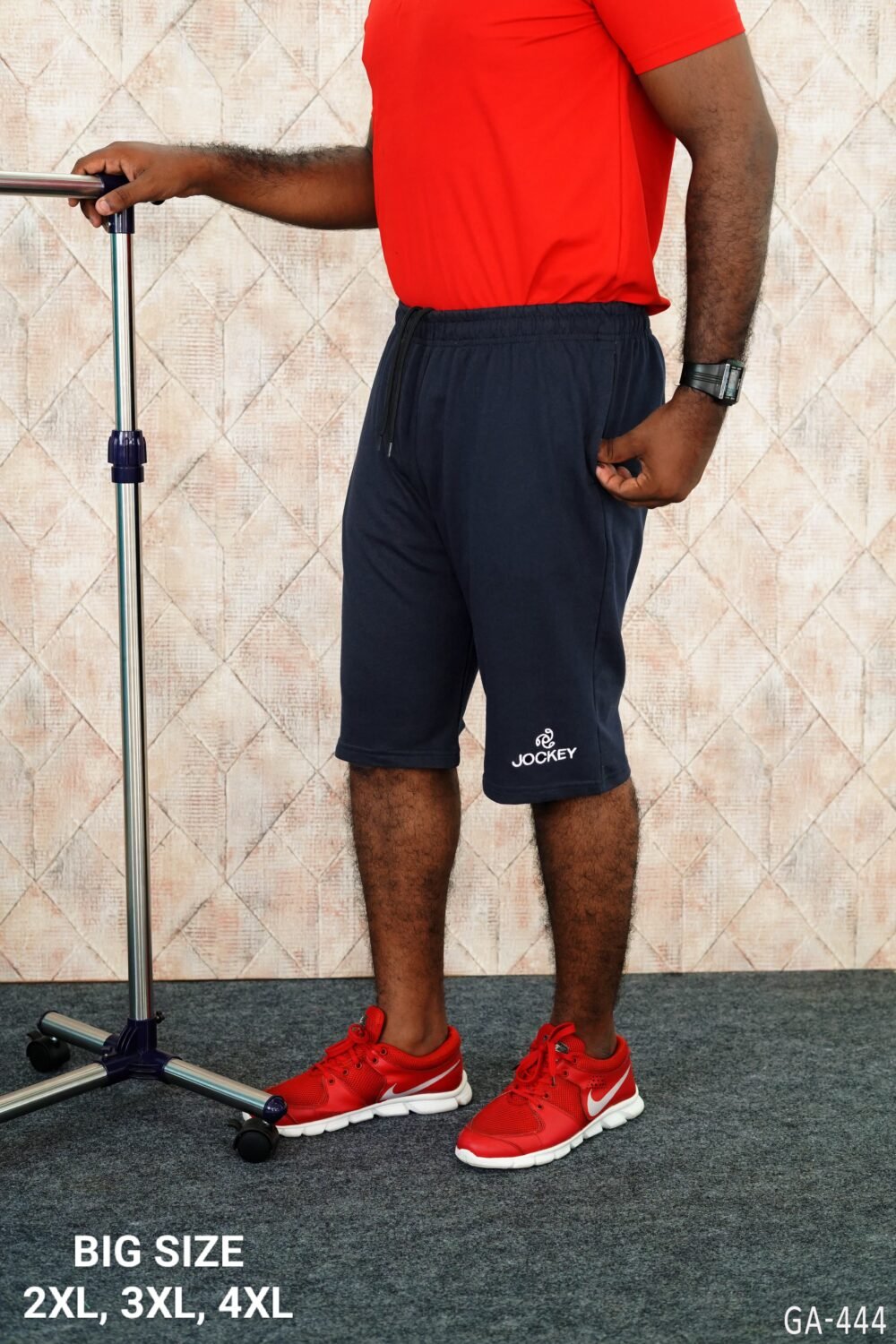 Jockey Premium Cotton Loop Knit Shorts - Plus Size [BIG SIZES] - Image 8