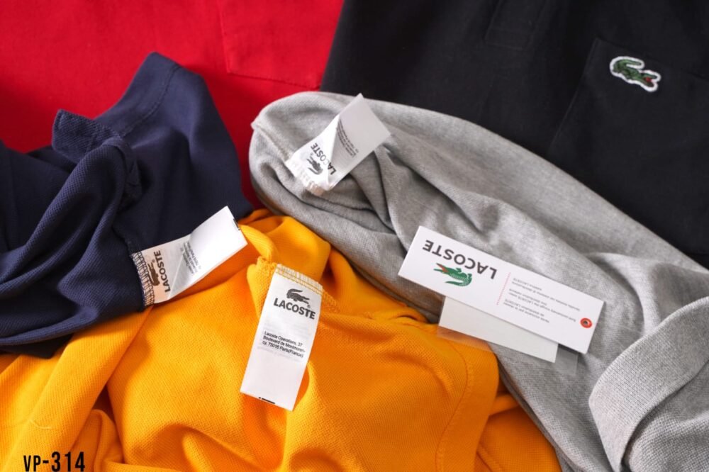 LACOSTE PREMIUM COTTON PLAIN POCKET POLO T SHIRTS - ONLY XXL - Image 9