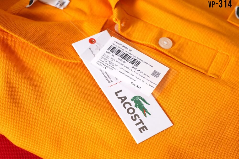 LACOSTE PREMIUM COTTON PLAIN POCKET POLO T SHIRTS - ONLY XXL - Image 10