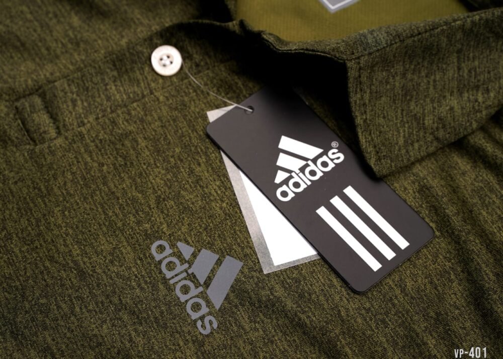 Adidas Plain Grindle Dot Knit Sports Polo T-shirt - Only L size - Image 8