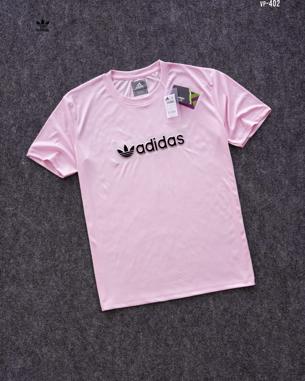 Adidas Sports 2 Way Lycra Saleena Embossed Roundneck T-Shirt