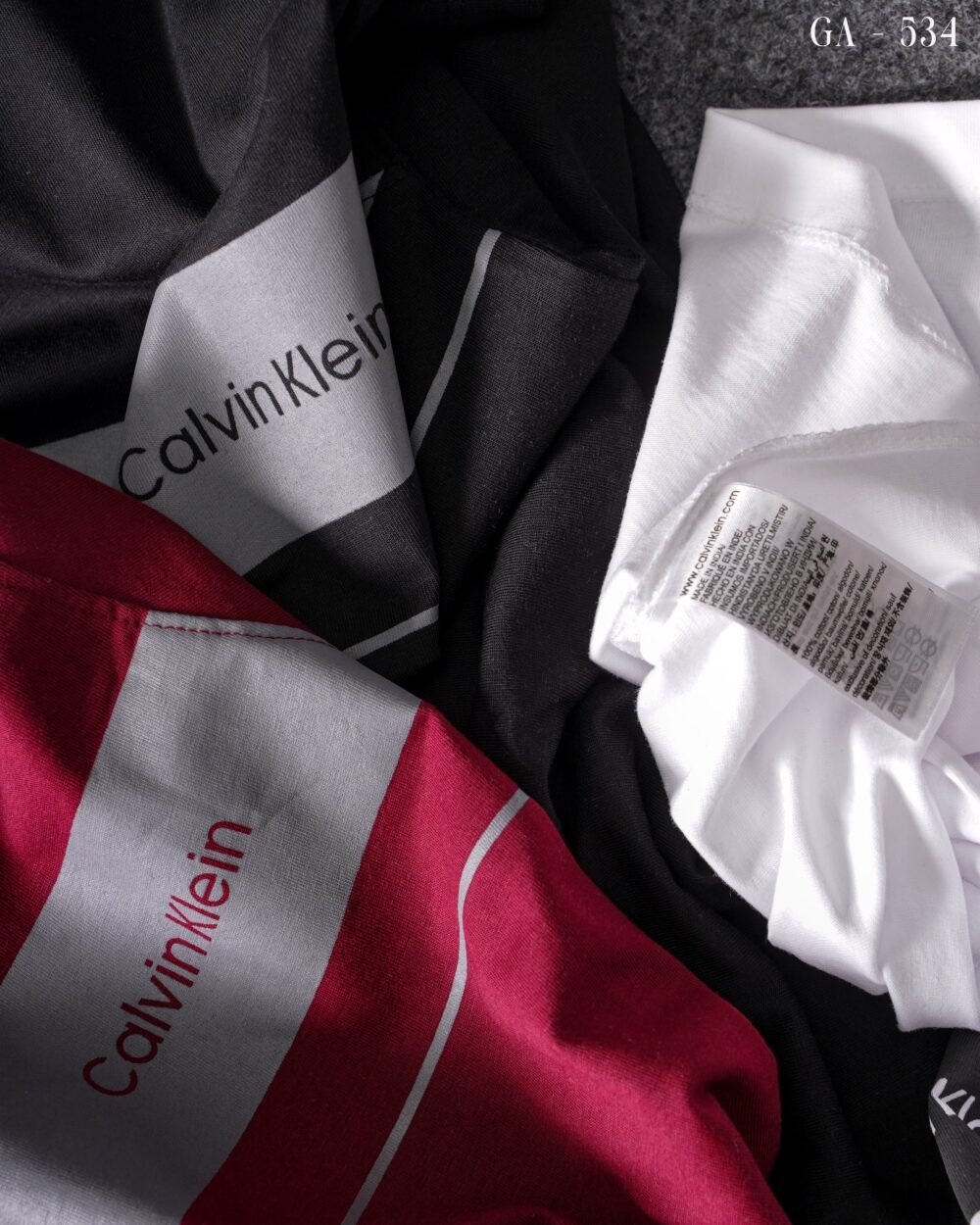CALVIN KLEIN PRINTED COTTON ROUND NECK T-SHIRT - Image 3
