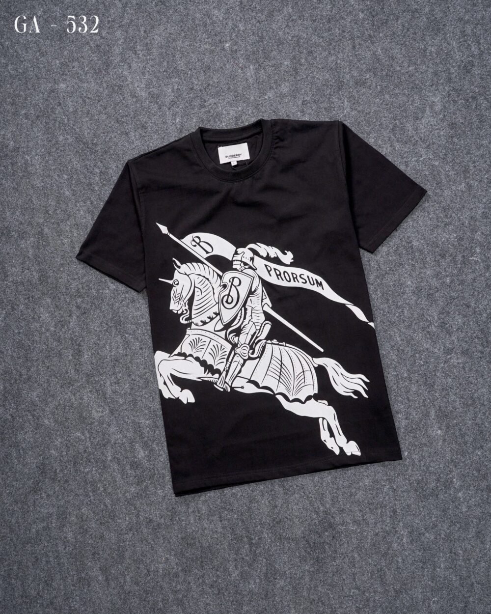BURBERRY PRINTED COTTON ROUND NECK HALF SLEEVE T-SHIRT - Image 5