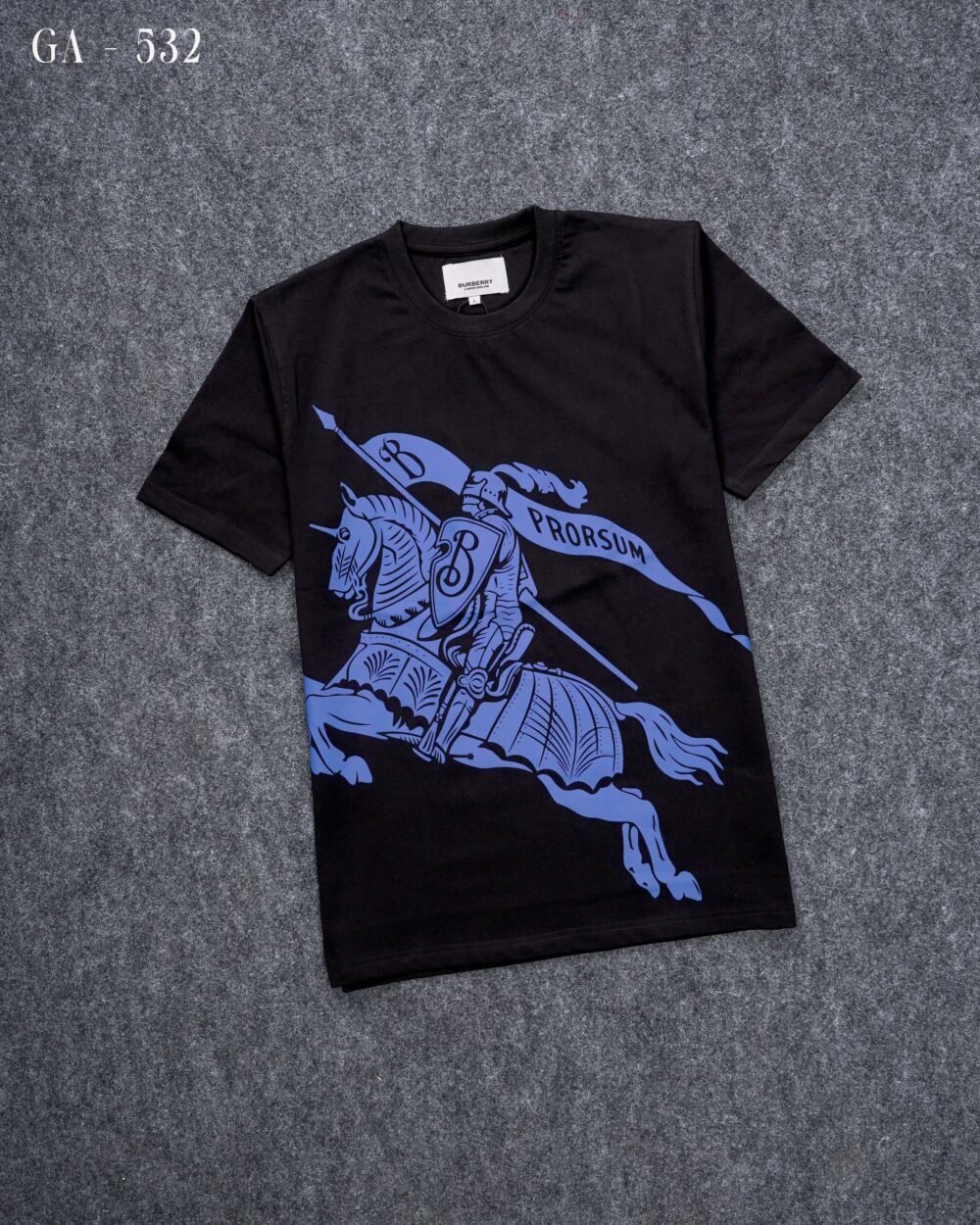 BURBERRY PRINTED COTTON ROUND NECK HALF SLEEVE T-SHIRT - Image 6