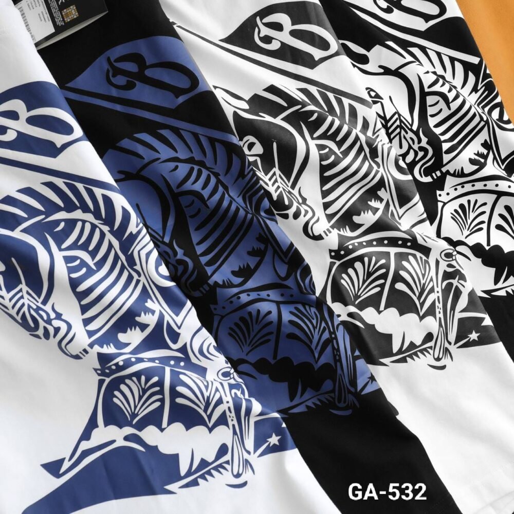 BURBERRY PRINTED COTTON ROUND NECK HALF SLEEVE T-SHIRT - Image 13