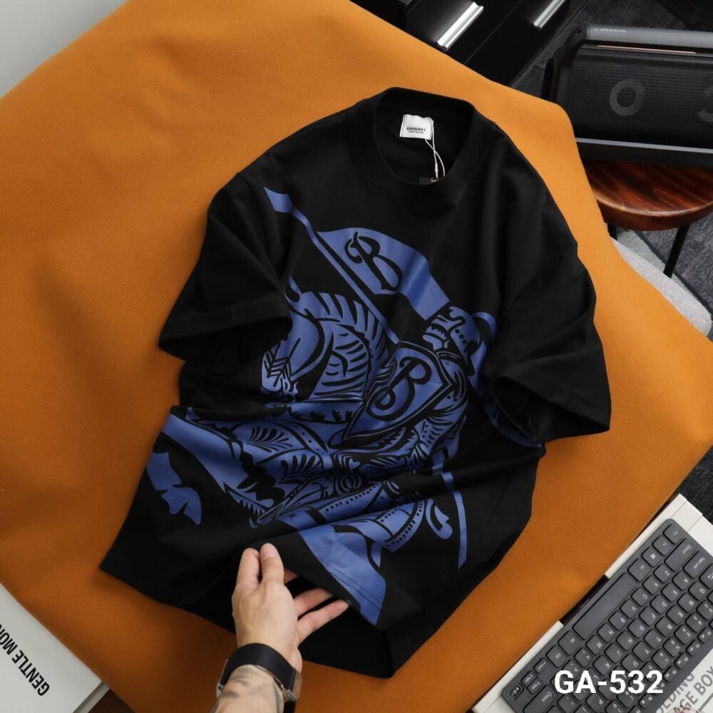 BURBERRY PRINTED COTTON ROUND NECK HALF SLEEVE T-SHIRT - Image 18