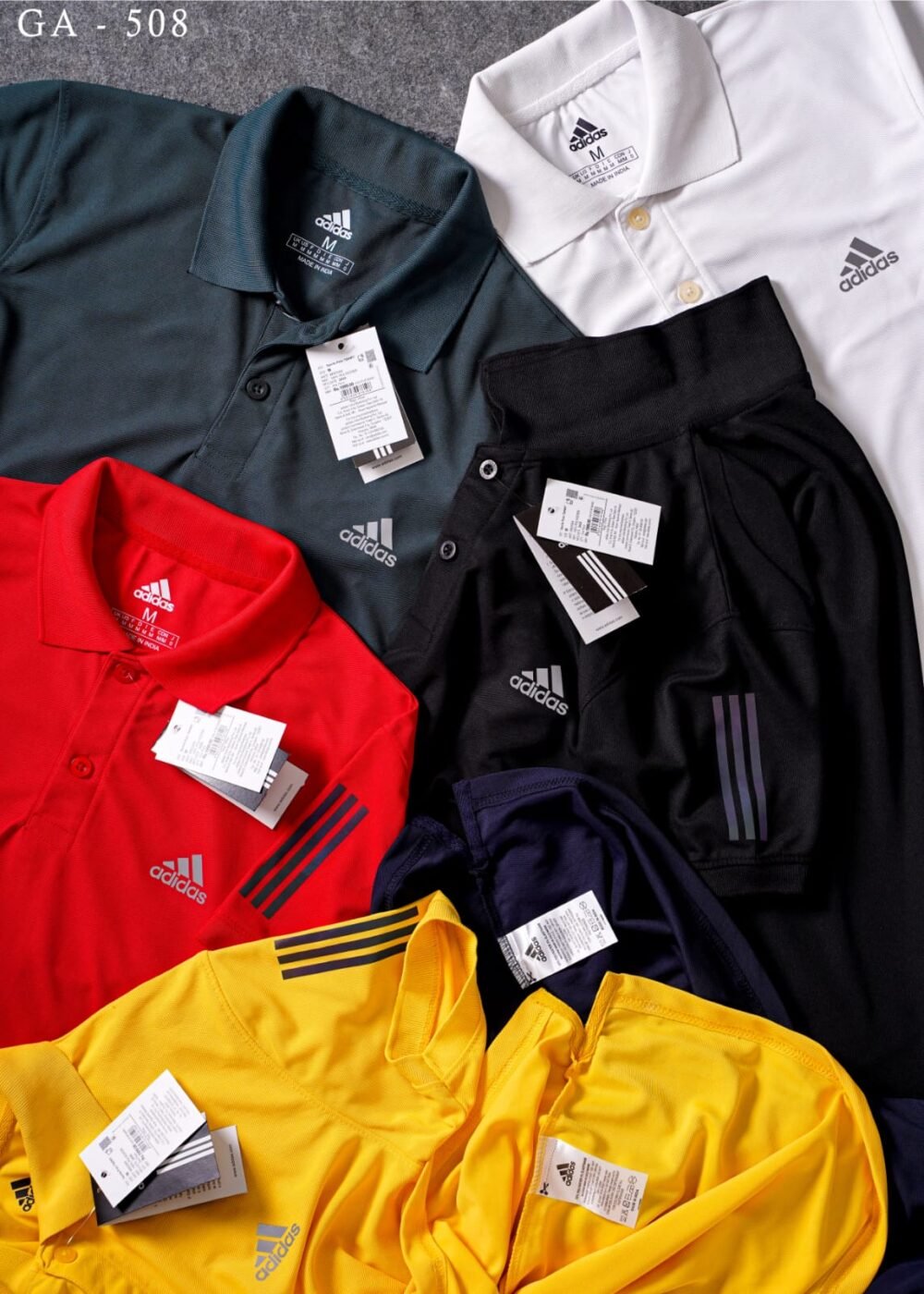 ADIDAS Plain Mars Sports Polo T-shirt - Image 11