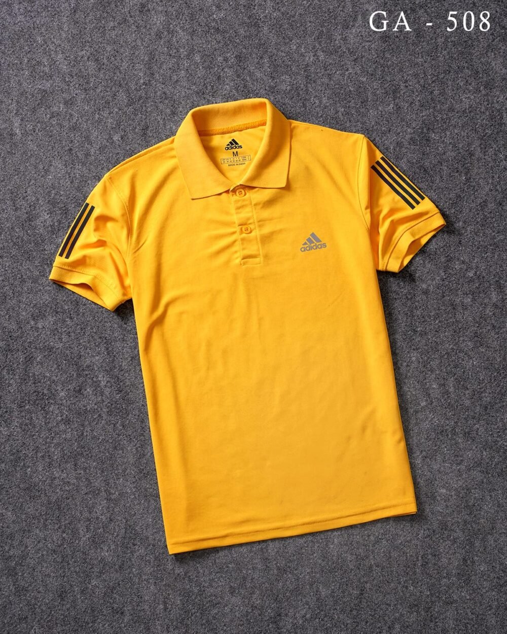 ADIDAS Plain Mars Sports Polo T-shirt - Image 3