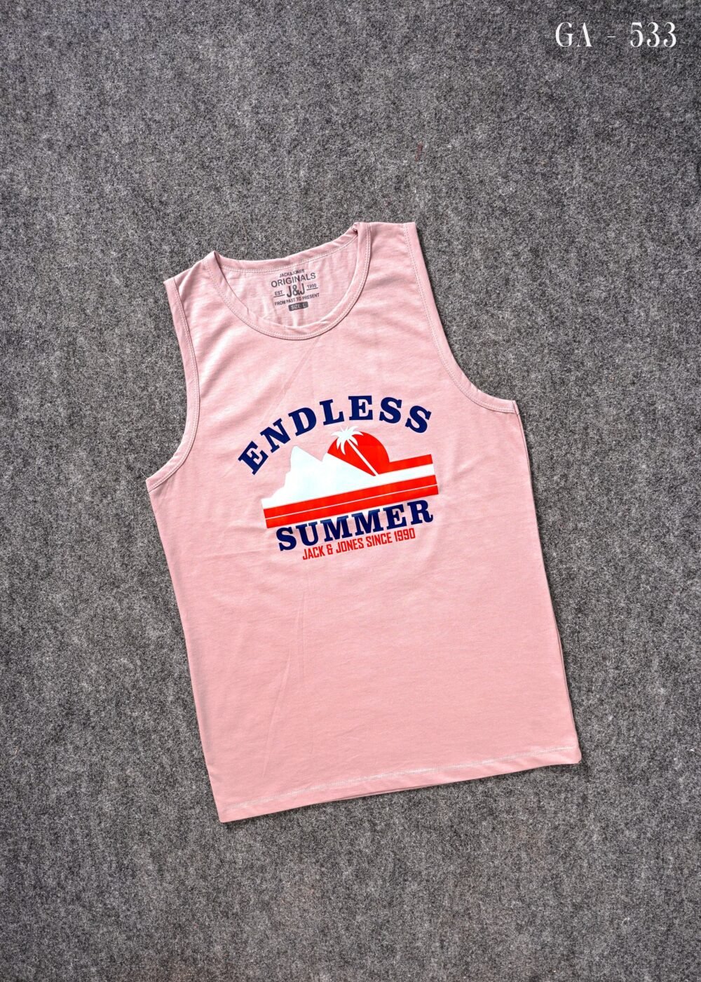 MULTI - BRAND MULTI COLOUR COTTON SLEEVELESS VEST / SANDOS - Image 6