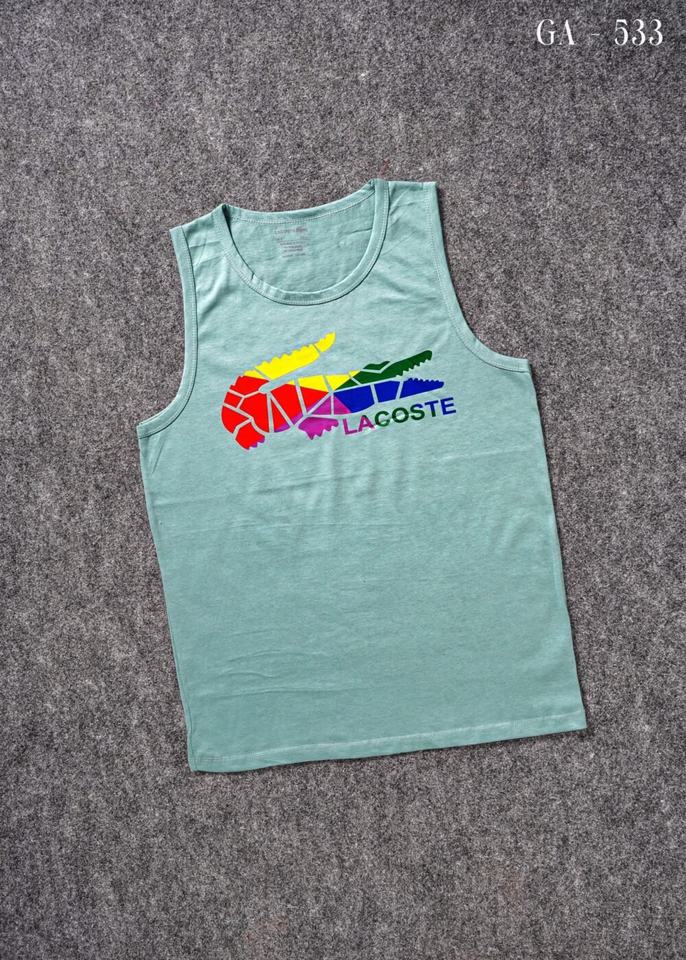 MULTI - BRAND MULTI COLOUR COTTON SLEEVELESS VEST / SANDOS - Image 12