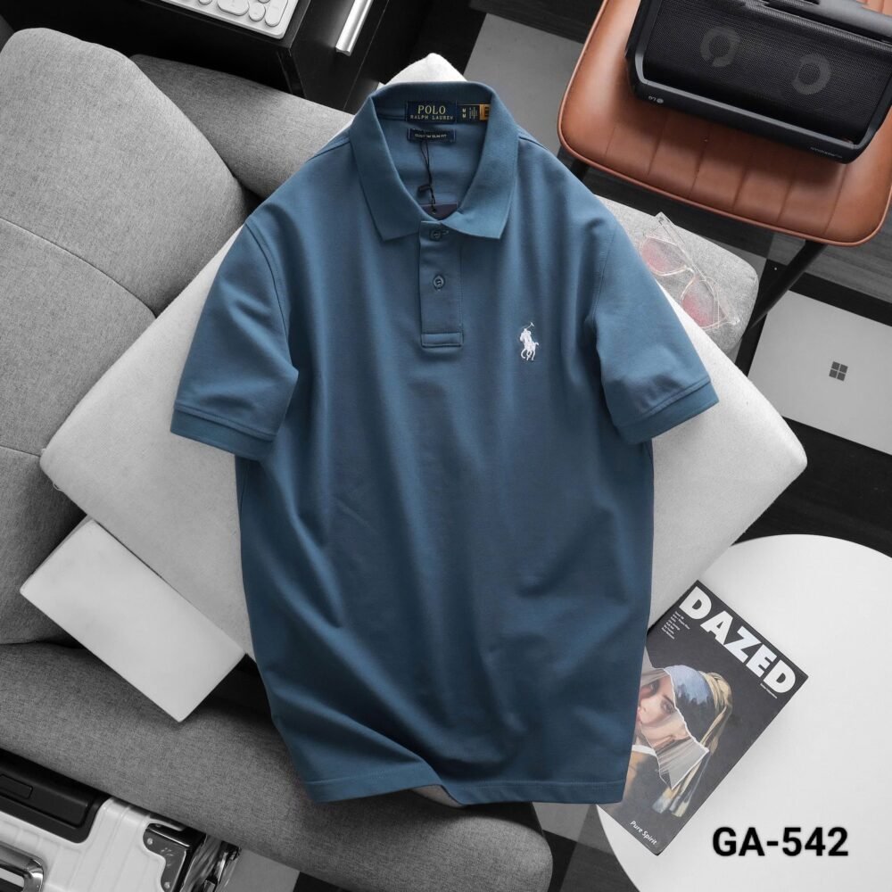 RL POLO PREMIUM COTTON PLAIN POLO T SHIRTS - Image 6