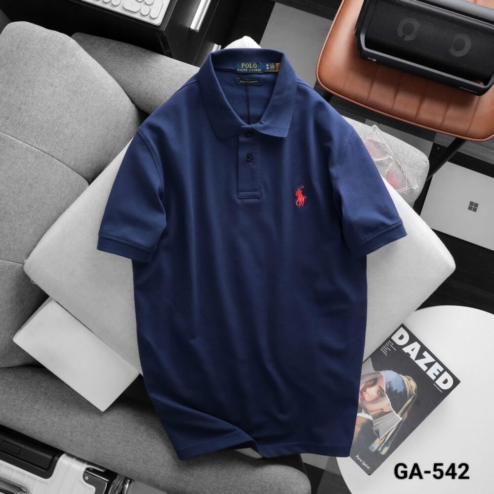 RL POLO PREMIUM COTTON PLAIN POLO T SHIRTS - Image 9