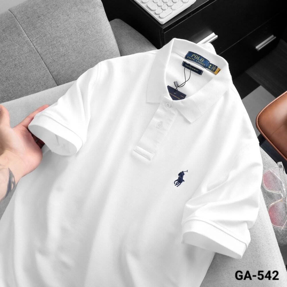 RL POLO PREMIUM COTTON PLAIN POLO T SHIRTS - Image 11