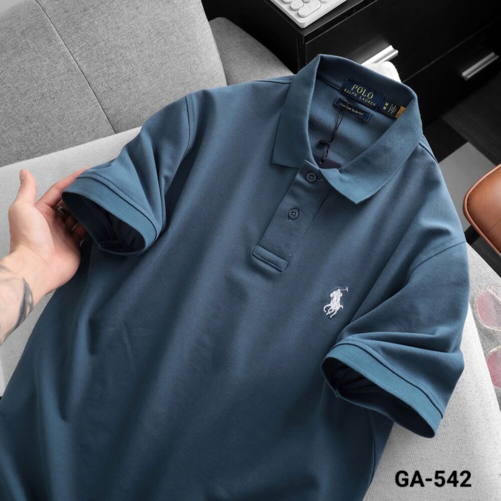 RL POLO PREMIUM COTTON PLAIN POLO T SHIRTS - Image 12