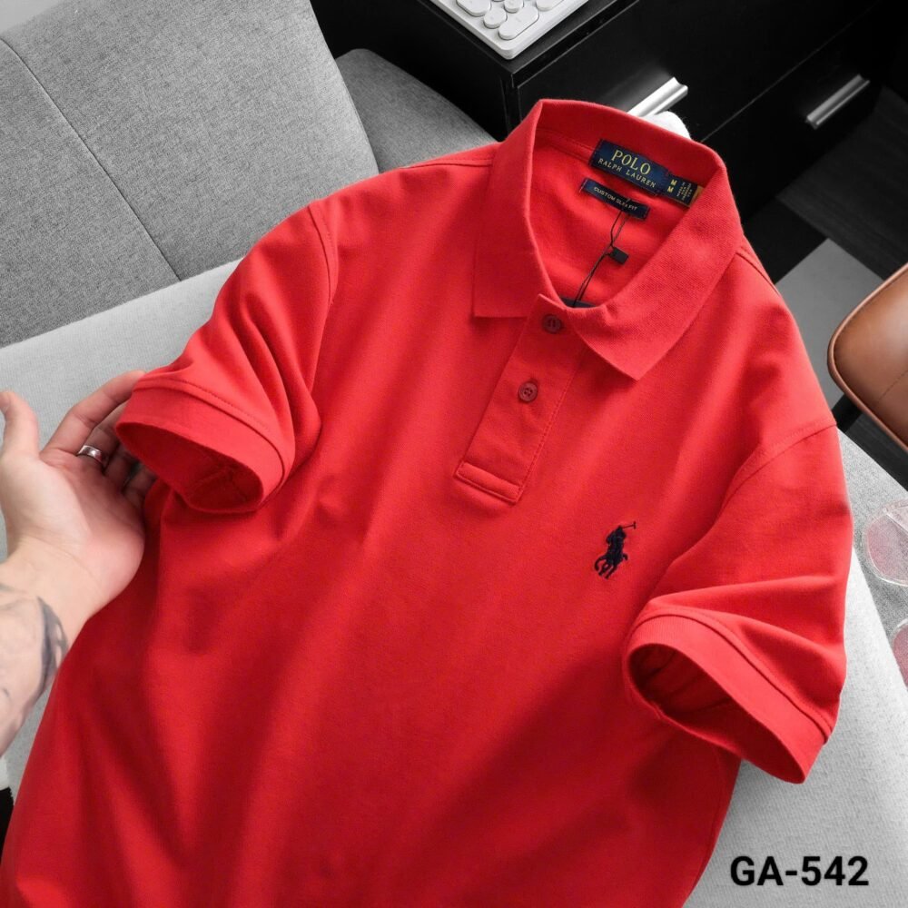 RL POLO PREMIUM COTTON PLAIN POLO T SHIRTS - Image 15