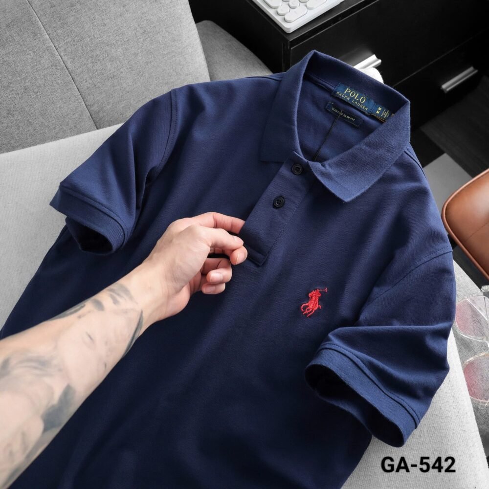 RL POLO PREMIUM COTTON PLAIN POLO T SHIRTS - Image 16