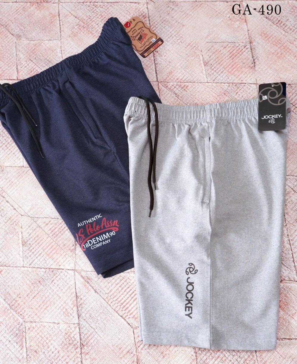 Multi Brand Cotton Loop Knit Shorts - Image 3