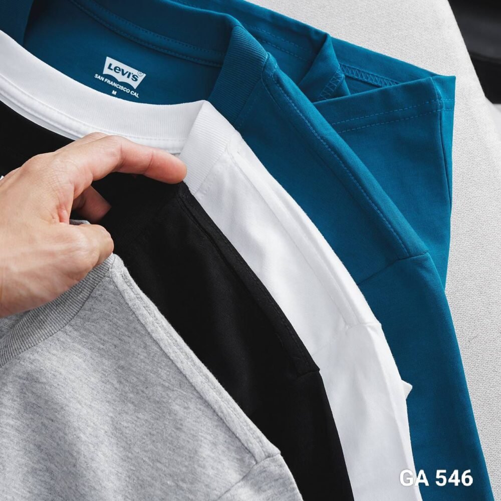 LEVIS CHEST EMBROIDERY COTTON ROUND NECK T-SHIRT - Image 5