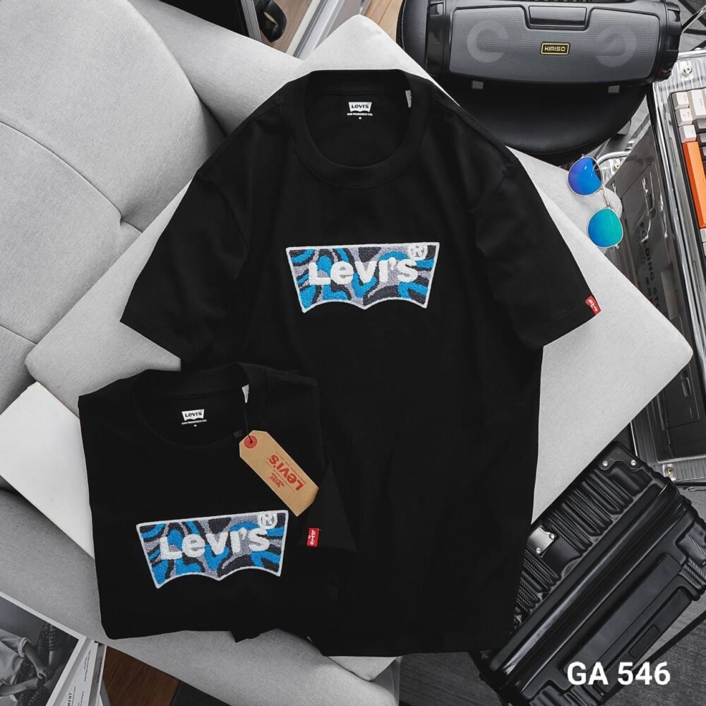 LEVIS CHEST EMBROIDERY COTTON ROUND NECK T-SHIRT - Image 6