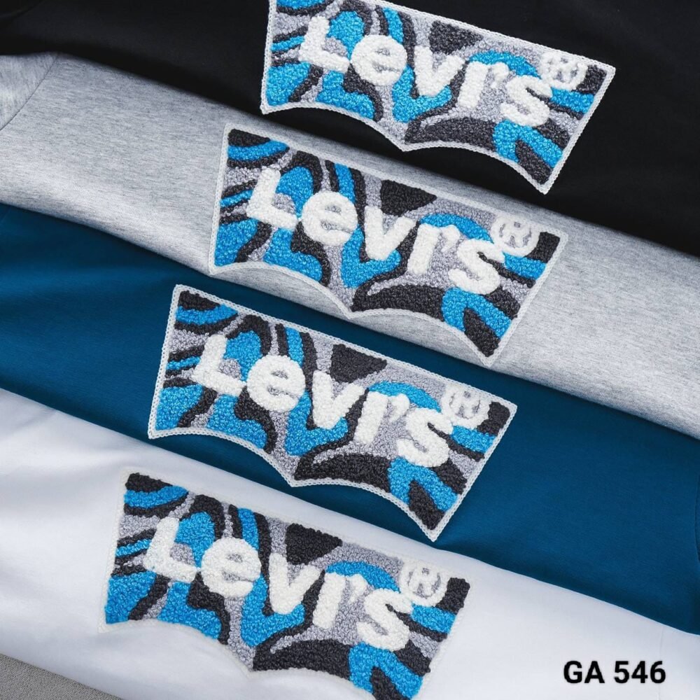 LEVIS CHEST EMBROIDERY COTTON ROUND NECK T-SHIRT - Image 9