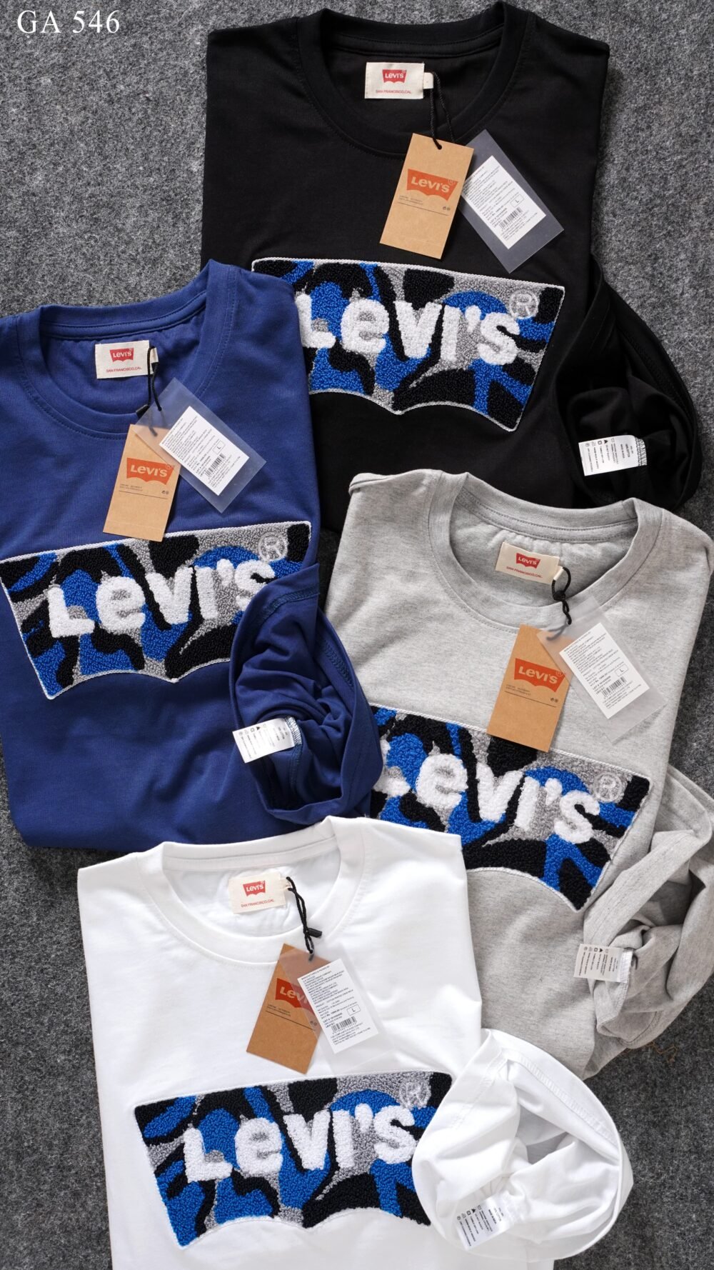 LEVIS CHEST EMBROIDERY COTTON ROUND NECK T-SHIRT - Image 14