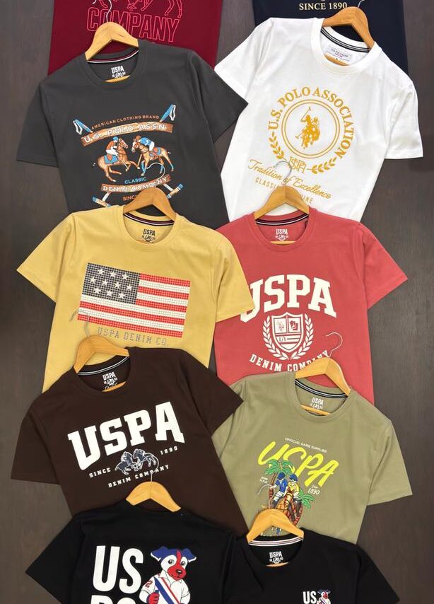 Brand New USP Cotton Premium Printed Round neck T-shirt