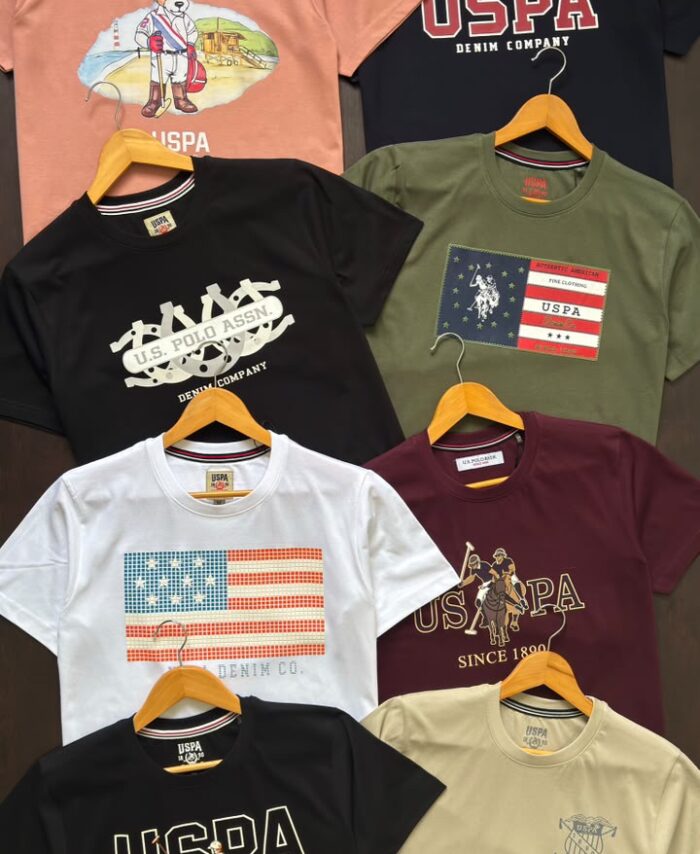 Brand New USP Cotton Premium Printed Round neck T-shirt