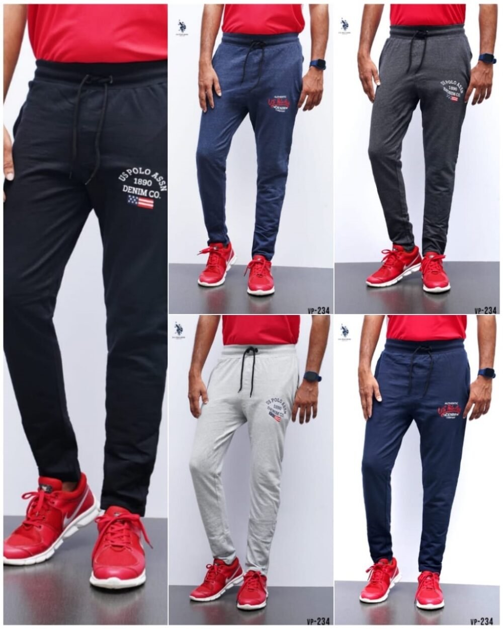 U.S POLO PREMIUM QUALITY LOOP KNIT WITHOUT CUFF TRACK PANT