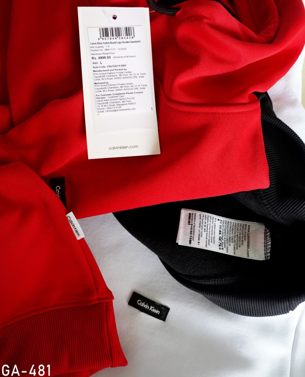 Calvin Klein Premium Quality Fleece Hoodies - Image 11