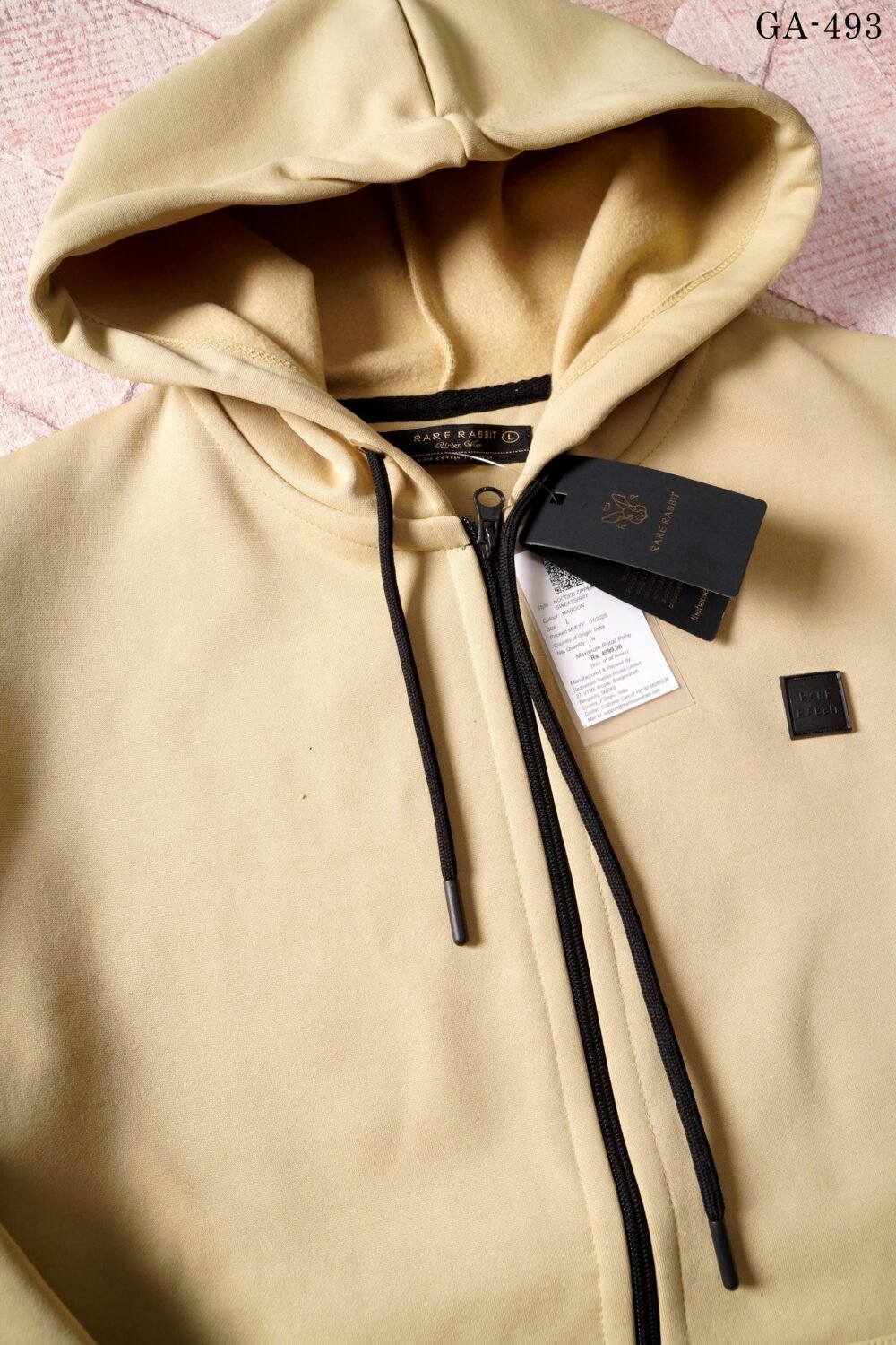 Rare Rabbit Premium Quality Fleece Fabric Zipper Hoodies - Image 4