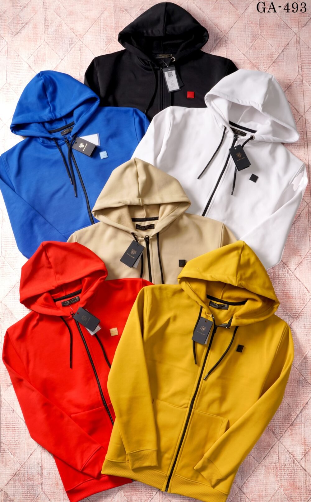 Rare Rabbit Premium Quality Fleece Fabric Zipper Hoodies