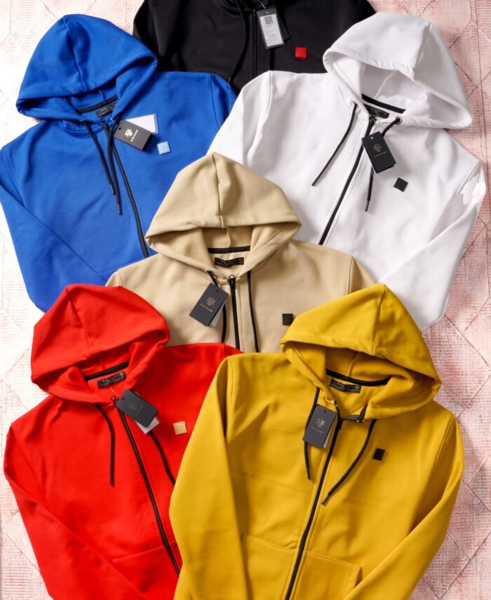 Rare Rabbit Premium Quality Fleece Fabric Zipper Hoodies