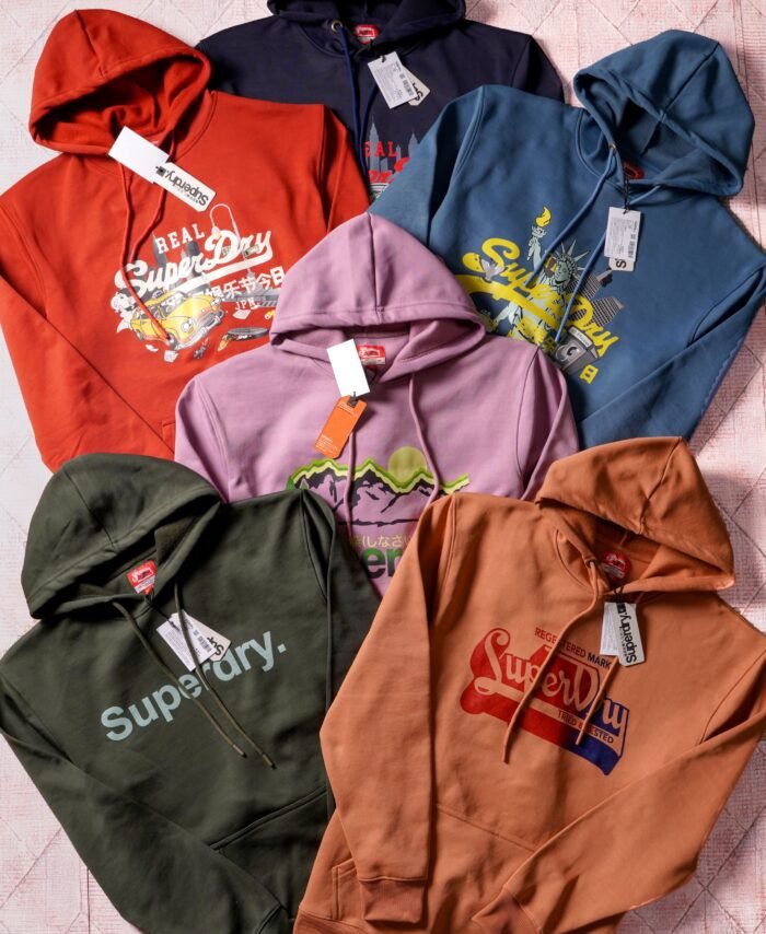 Superdry Printed Premium Quality Fleece Hoodies