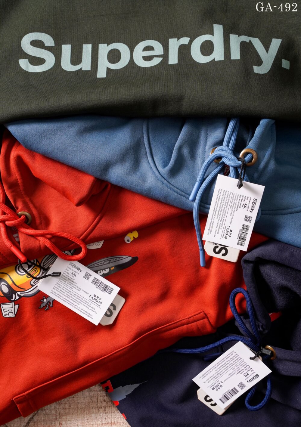 Superdry Printed Premium Quality Fleece Hoodies - Image 2