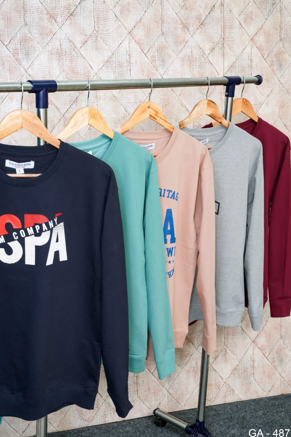 U.S Polo Premium Quality Loop Knit Drop Shoulder Sweatshirt - Image 12