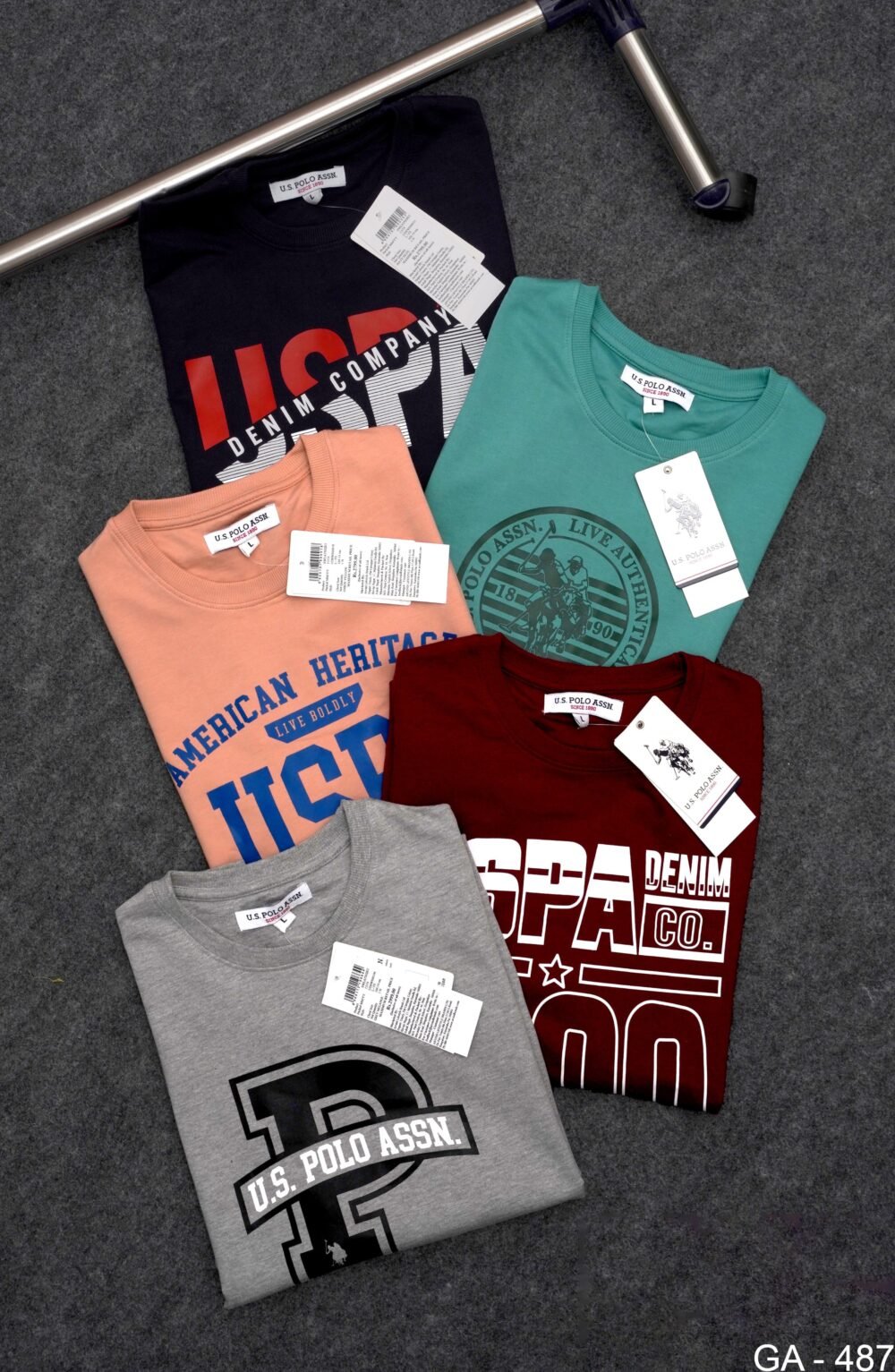U.S Polo Premium Quality Loop Knit Drop Shoulder Sweatshirt - Image 8