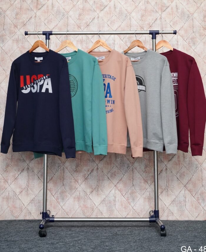 U.S Polo Premium Quality Loop Knit Drop Shoulder Sweatshirt