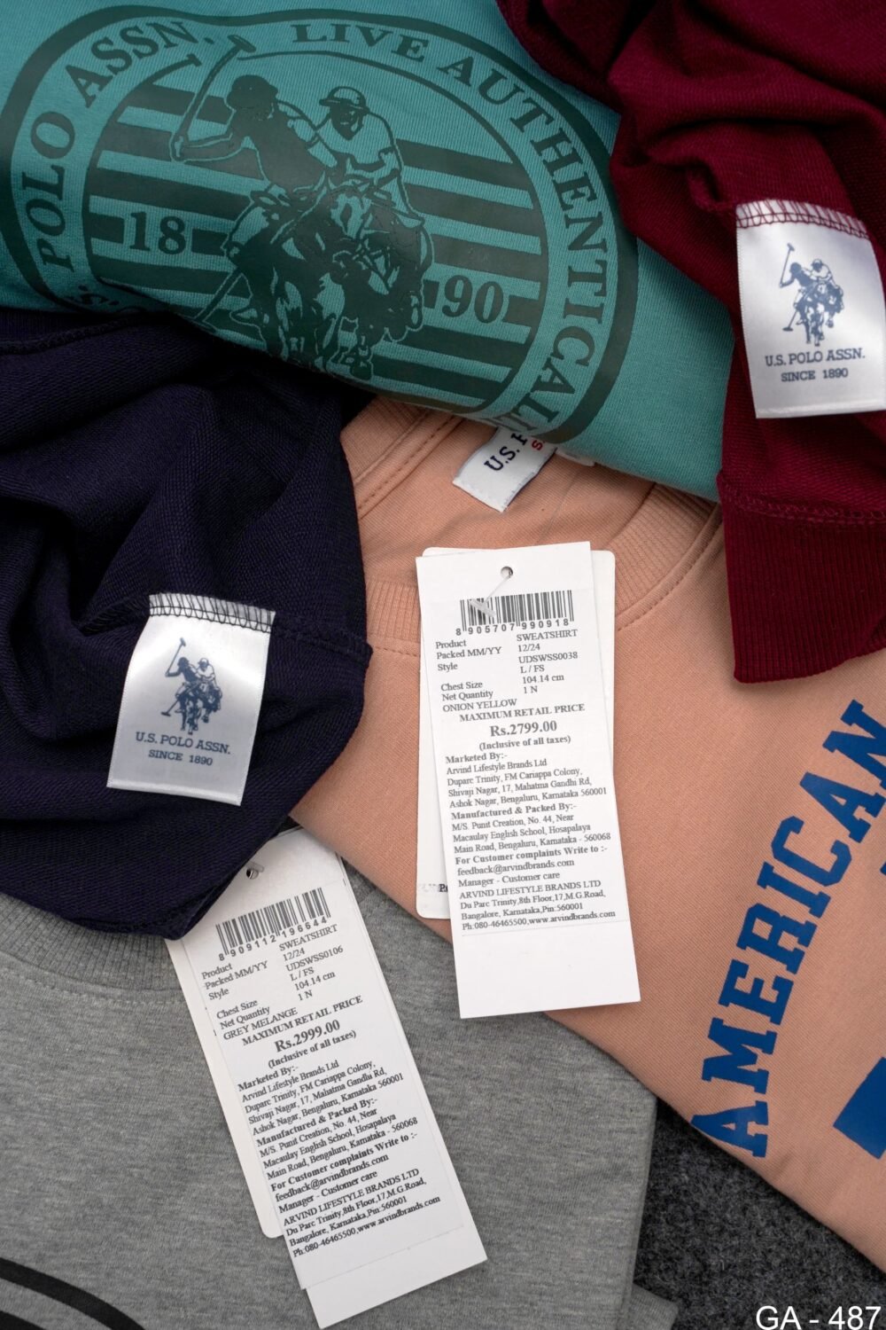 U.S Polo Premium Quality Loop Knit Drop Shoulder Sweatshirt - Image 10