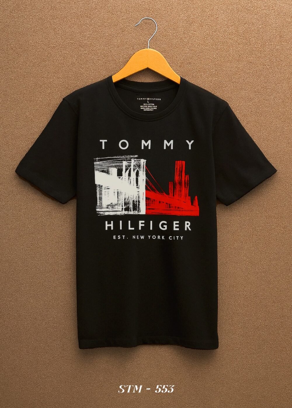 MULTIBRAND PRINTED COTTON ROUND NECK HALF SLEEVE T-SHIRT - Image 5