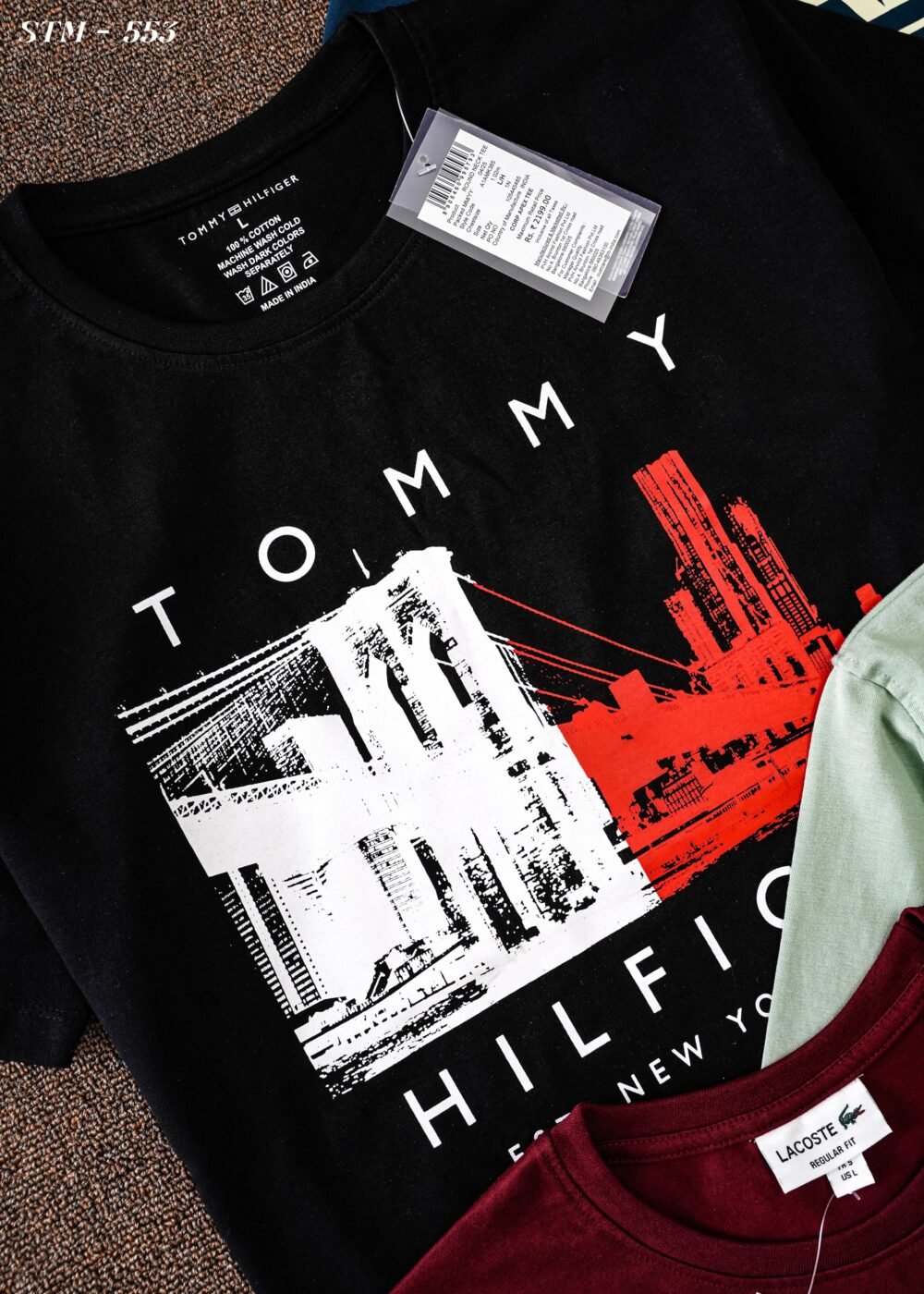 MULTIBRAND PRINTED COTTON ROUND NECK HALF SLEEVE T-SHIRT - Image 8