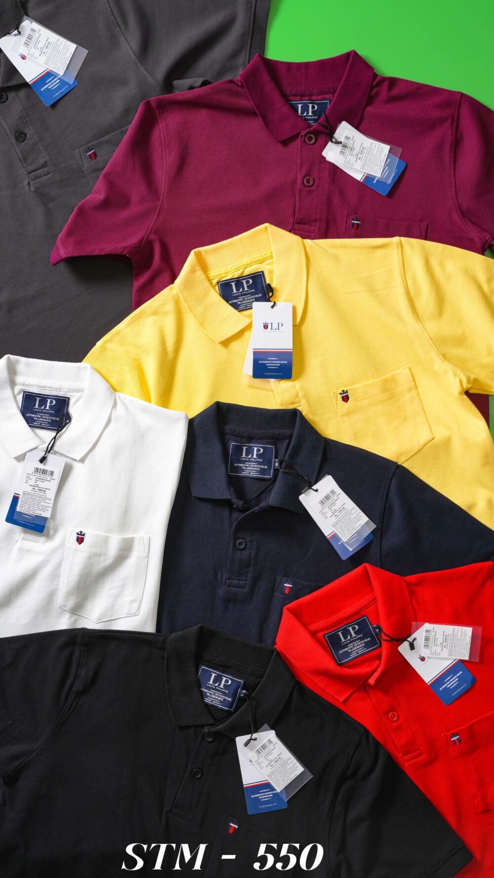 Louis Philippe Premium Cotton Pique Pocket Polo T-Shirt - Image 7