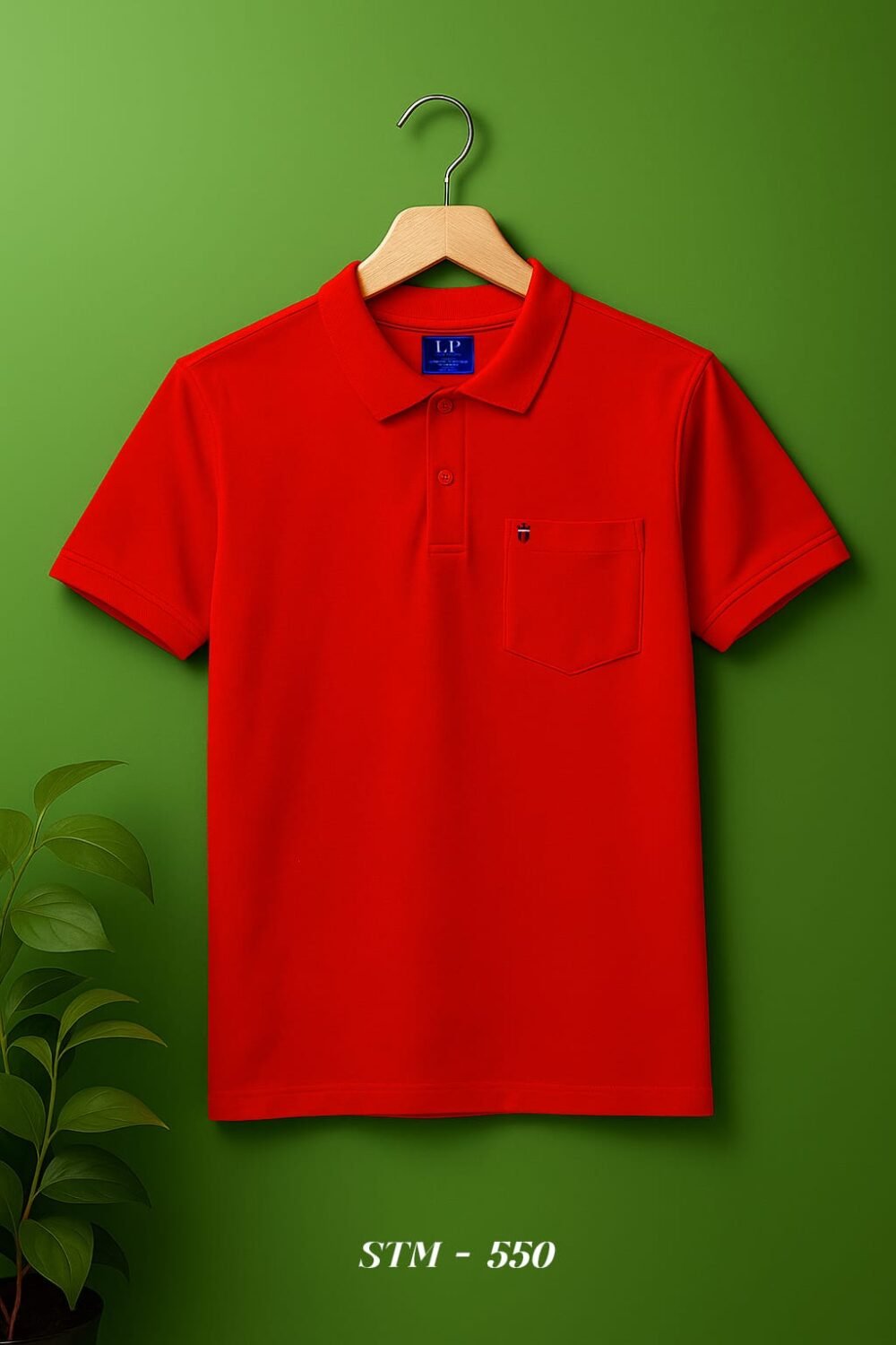 Louis Philippe Premium Cotton Pique Pocket Polo T-Shirt - Image 10