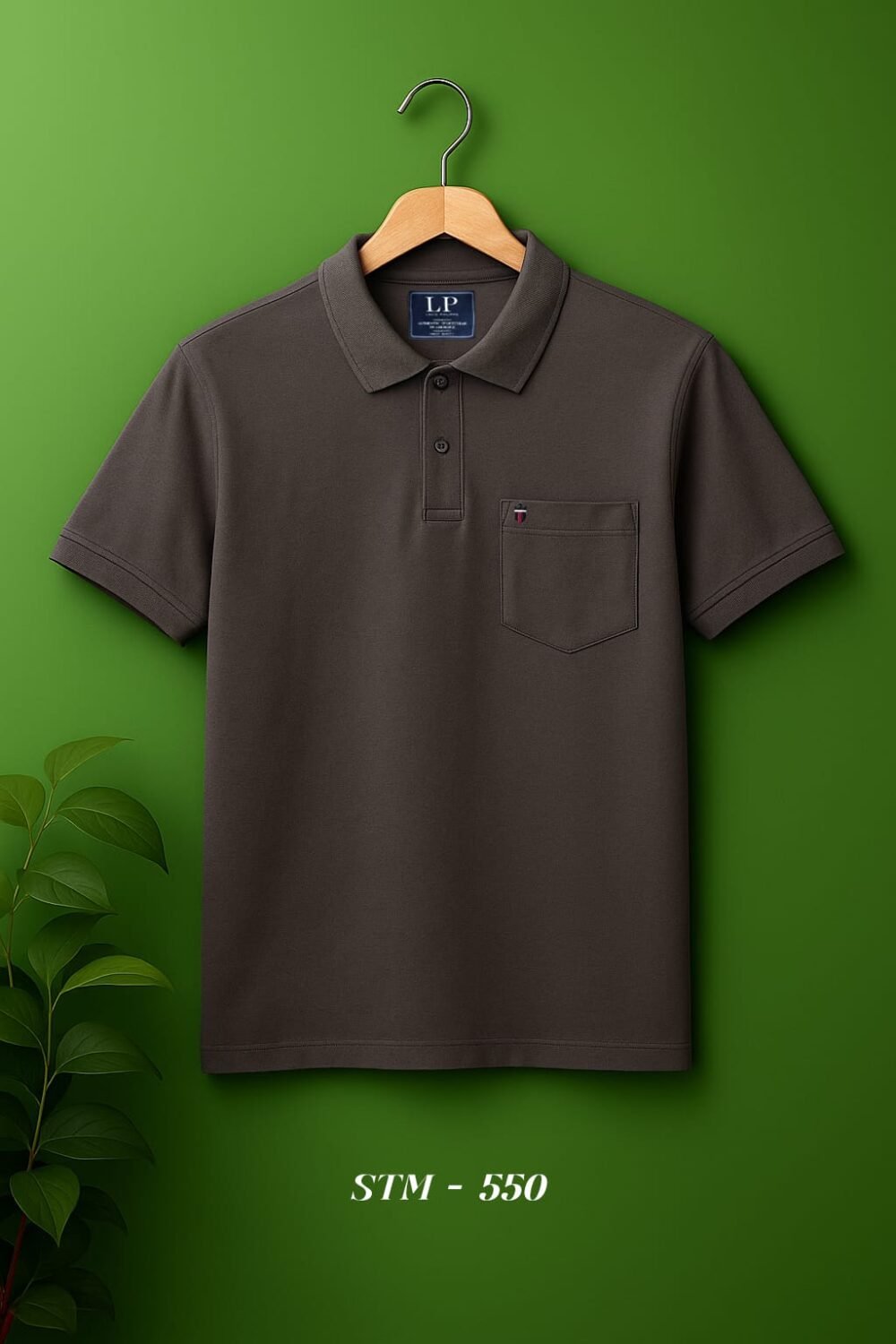 Louis Philippe Premium Cotton Pique Pocket Polo T-Shirt - Image 11